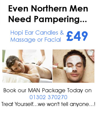 Mens massage and ear candles offer